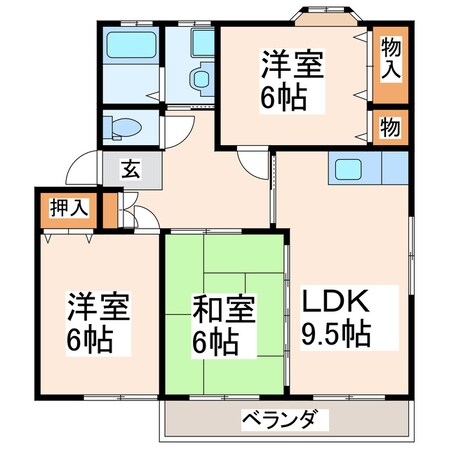 ＫＭＫローズの物件間取画像